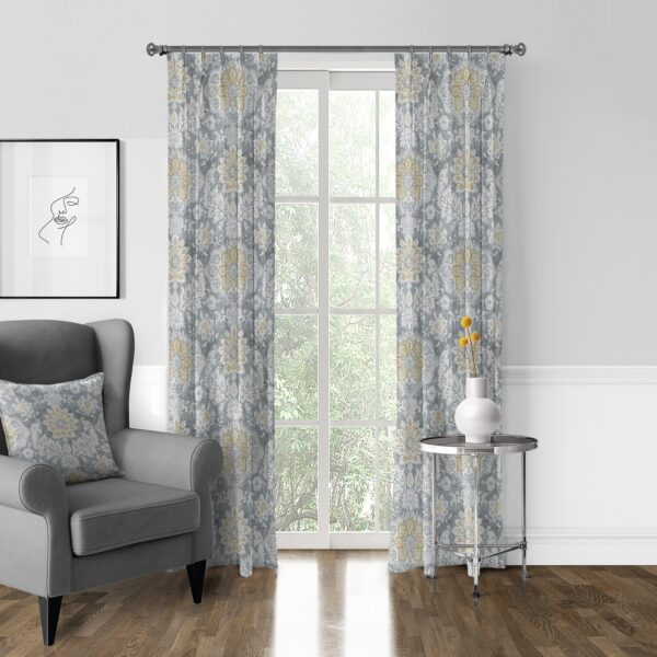 Osha Barley/Gray Drapery - Image 7