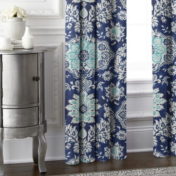 Osha Blue/Aqua Drapery - Image 5