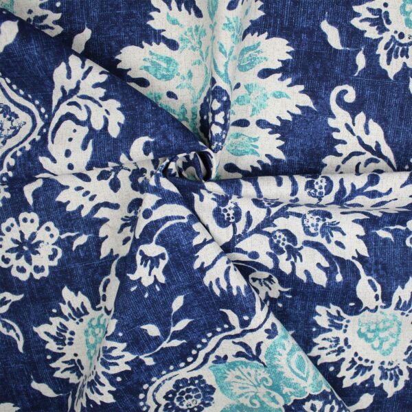Osha Blue/Aqua Drapery - Image 4