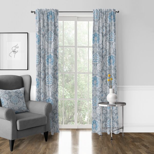 Osha Sky/Gray Drapery - Image 8