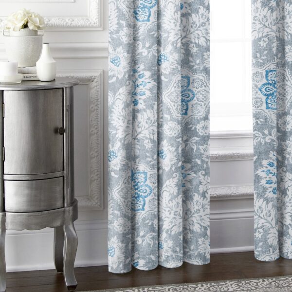 Osha Sky/Gray Drapery - Image 5