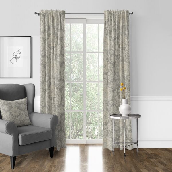 Osha Taupe/Beige Drapery - Image 8