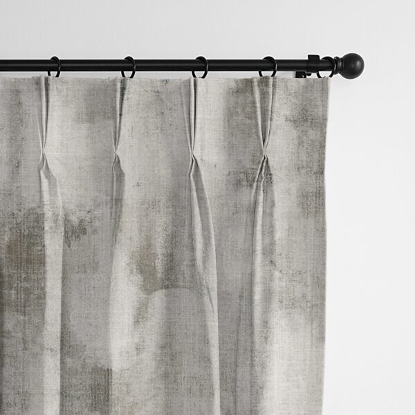 Thiago Linen Taupe  Drapery - Image 4