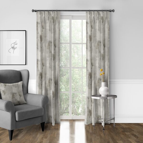 Thiago Linen Taupe  Drapery - Image 6