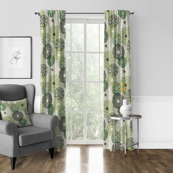 Gardenstow Green Drapery - Image 8