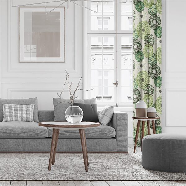 Gardenstow Green Drapery - Image 6