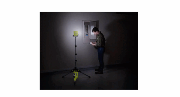 P782 ONE+ 18V Cordless Hybrid LED Tripod Stand Light (Tool Only) - Image 8