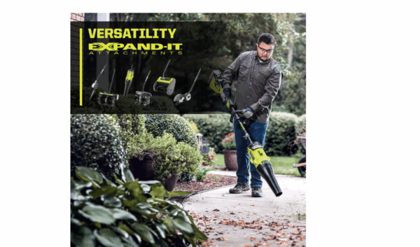 RY40960VNM 40V HP Cordless Leaf Blower   String Trimmer with Battery   Charger - Image 9