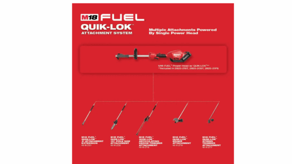 2825-21ST M18 FUEL 18V Lithium-Ion Brushless Cordless String Trimmer with QUIK-LOK Attachment Capability and 8.0 Ah Battery - Image 8