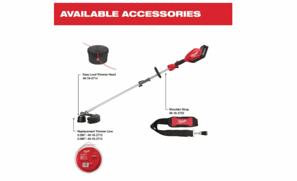 2825-21ST M18 FUEL 18V Lithium-Ion Brushless Cordless String Trimmer with QUIK-LOK Attachment Capability and 8.0 Ah Battery - Image 13