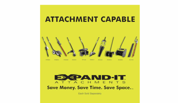 RY252CS 25 cc 2-Stroke Attachment Capable Full Crank Curved Shaft Gas String Trimmer - Image 4