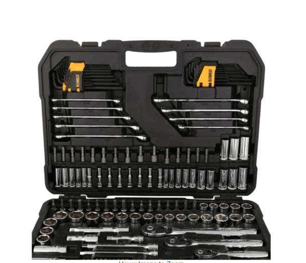 DWMT75000 1/4 in., 3/8 in., and 1/2 in. Drive Polished Chrome Mechanics Tool Set (200-Piece) - Image 2