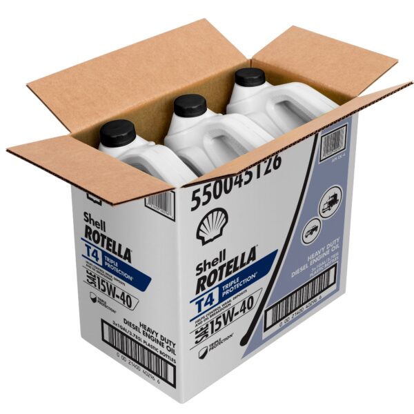 T4 Triple Protection 15W-40 Diesel Motor Oil, 1-Gallon, 3 Pack Case - Image 8