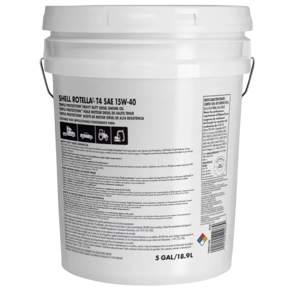 T4 Triple Protection 15W-40 Diesel Motor Oil, 5 Gallon Pail - Image 2