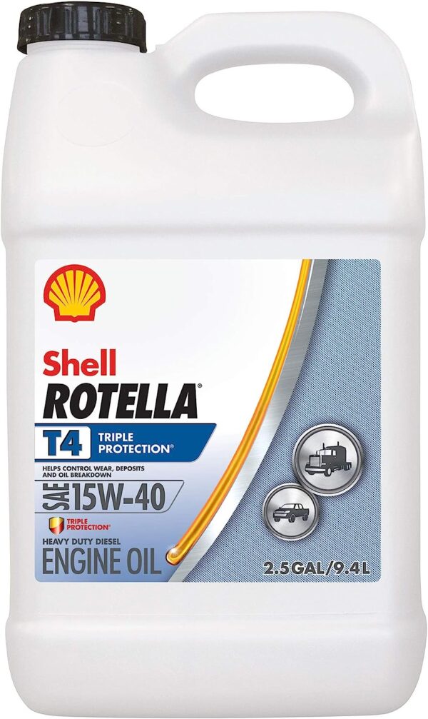 T4 Triple Protection Conventional 15W-40 Diesel Engine Oil (2.5-Gallon, Single)