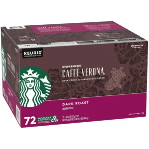 Starbucks Coffee Caff?? Verona Dark Roast K-Cup Pod 72-count