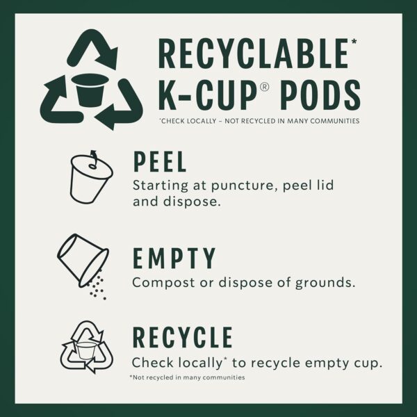 Starbucks K-Cup Coffee Pods, Starbucks Blonde Roast Coffee With 2X Caffeine Veranda Blend For Keurig Coffee Makers, 100% Arabica, 6 Boxes (60 Pods Total) - Image 4