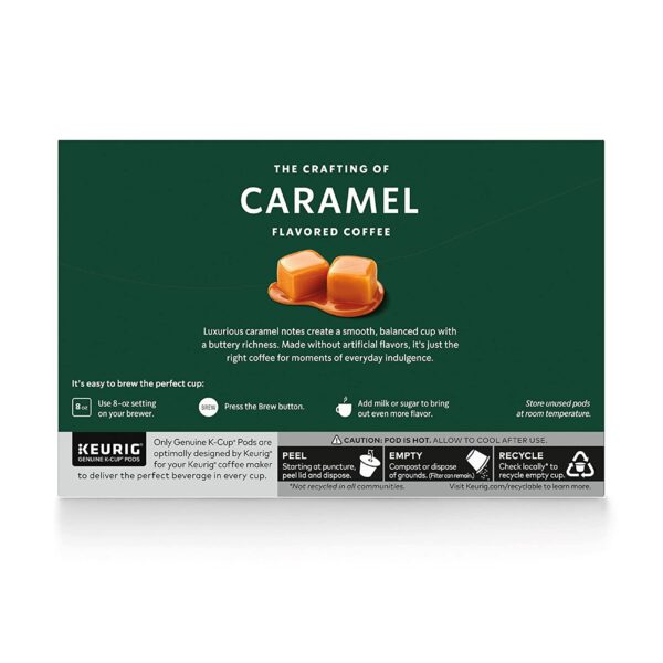 Starbucks Medium Roast K-Cup Coffee Pods, Caramel for Keurig Brewers, 6 boxes (60 pods total) - Image 6
