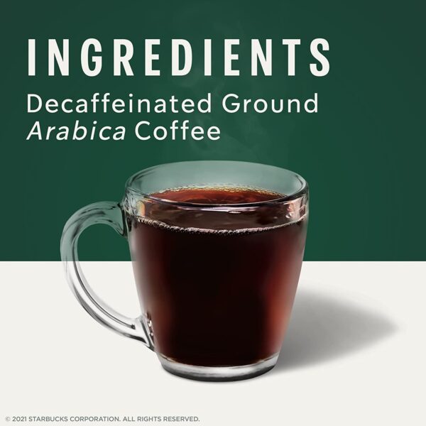Starbucks VIA Instant Coffee Dark Roast Coffee Decaf Italian Roast, 100% Arabica, 1 box (50 packets) - Image 4