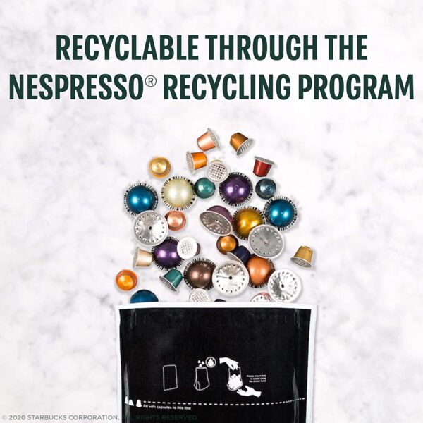 Starbucks by Nespresso Dark Roast Espresso (50-count single serve capsules, compatible with Nespresso Vertuo Line System) - Image 7