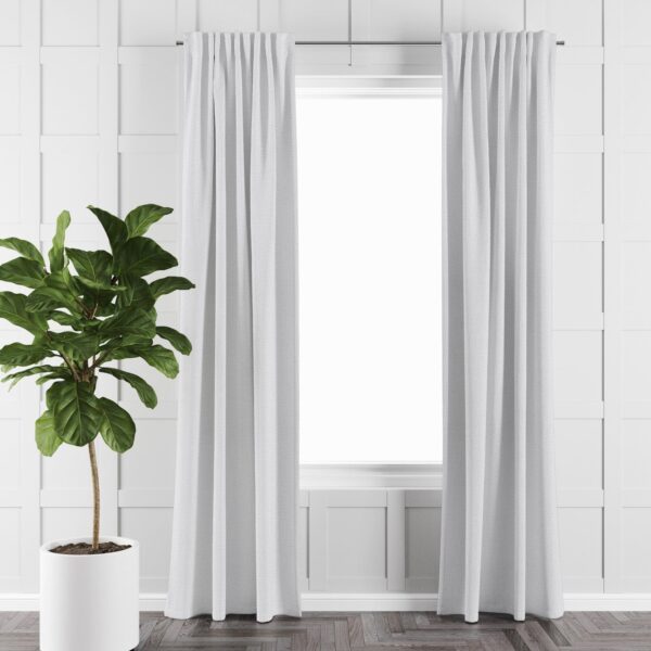 Sutton White Drapery - Image 4