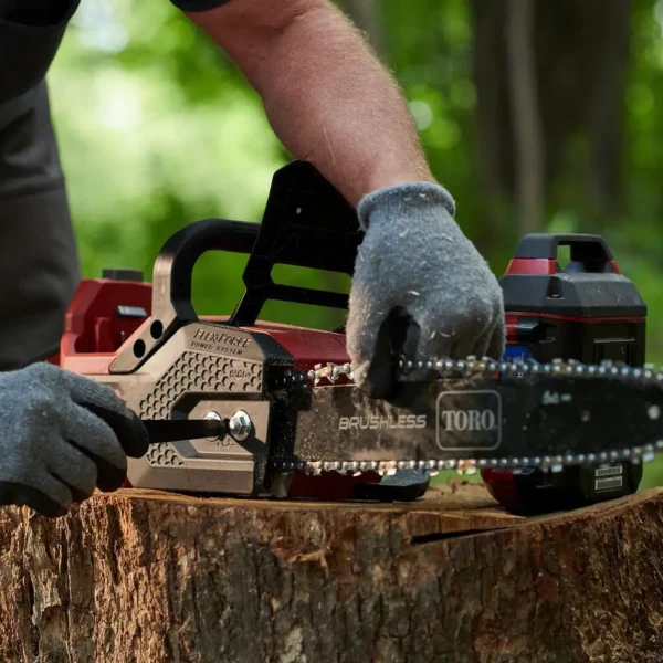 51850 Flex-Force 16 in. 60-Volt Max Lithium-Ion Battery Electric Cordless Chainsaw, 2.5 Ah Battery and Charger Included - Image 12
