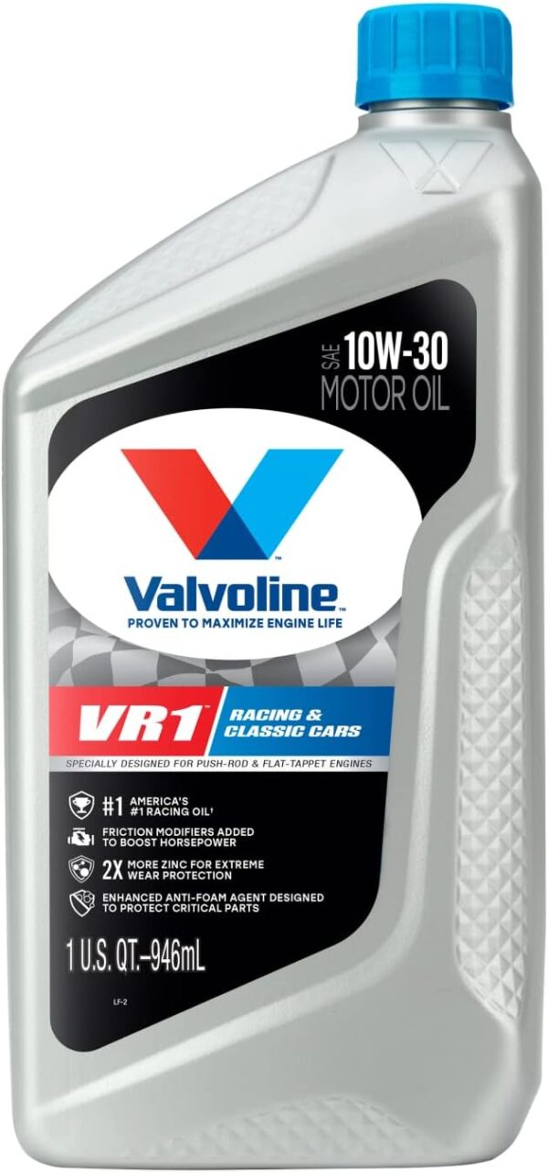 VR1 Racing SAE 10W-30 Motor Oil 1 QT, Case of 6 - Image 2