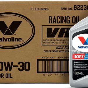 VR1 Racing SAE 10W-30 Motor Oil 1 QT, Case of 6