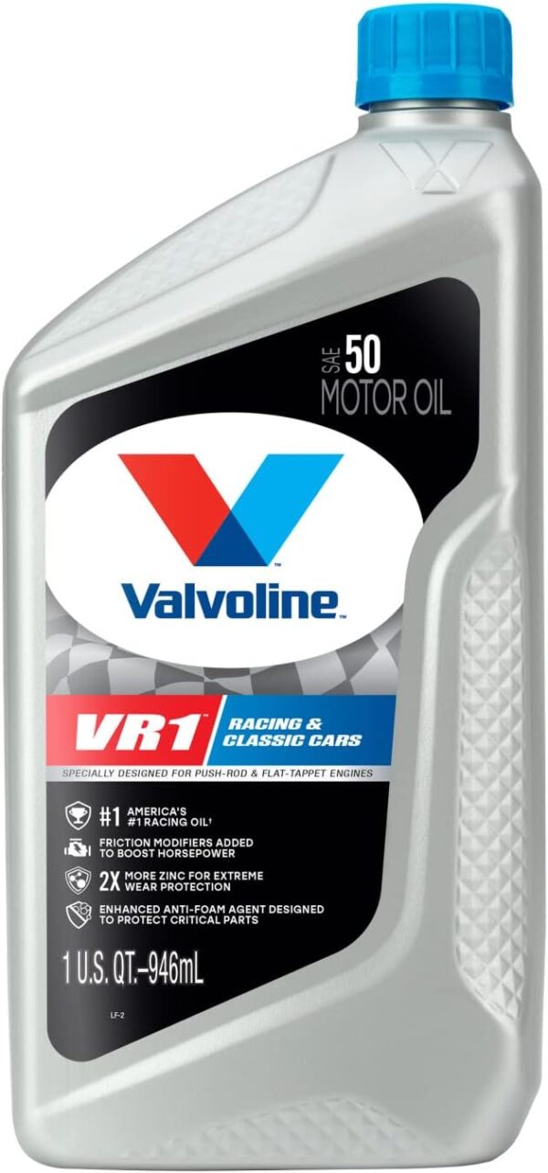 VR1 Racing SAE 50 Motor Oil 1 QT, Case of 6 - Image 2