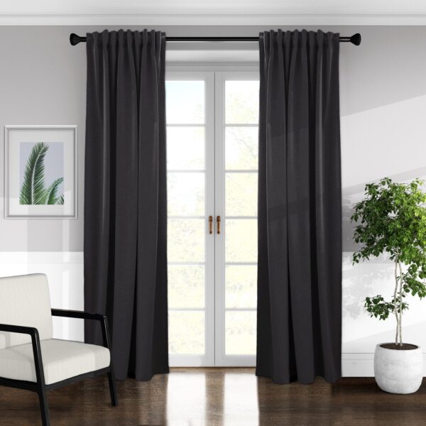 Vanessa Charcoal Drapery - Image 3