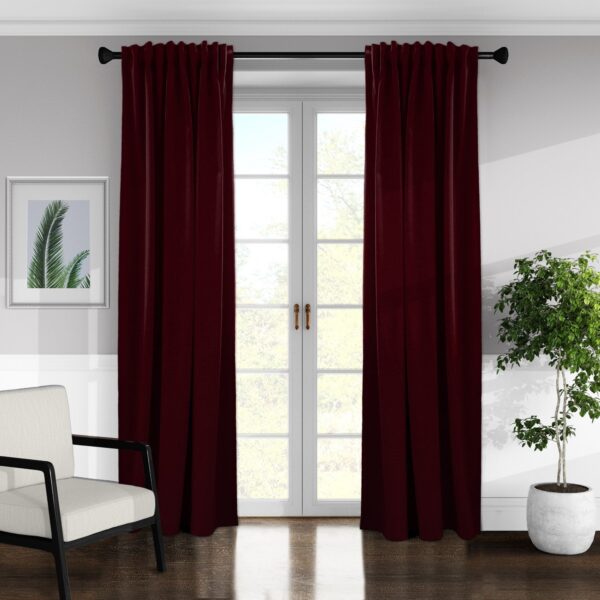 Vanessa Merlot Drapery - Image 2