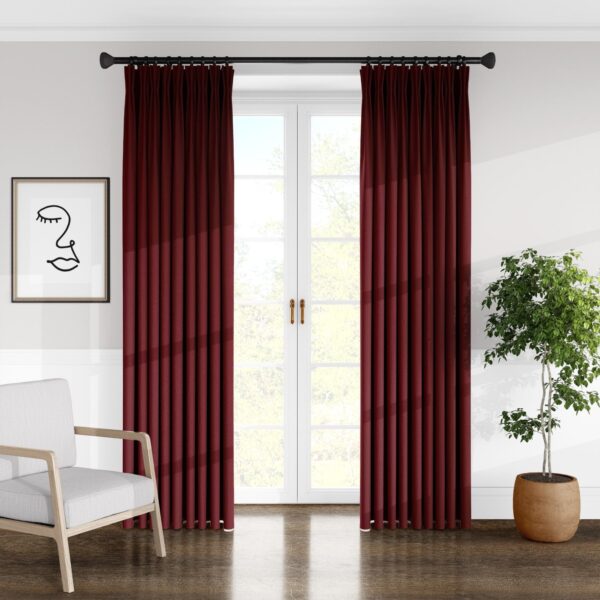 Vanessa Merlot Drapery - Image 4