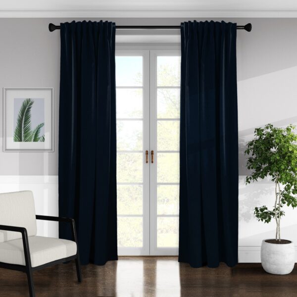 Vanessa Navy Drapery - Image 4