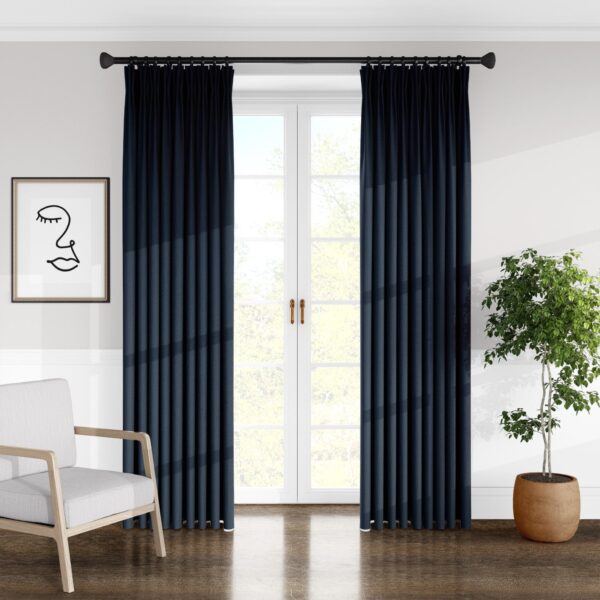 Vanessa Navy Drapery - Image 2