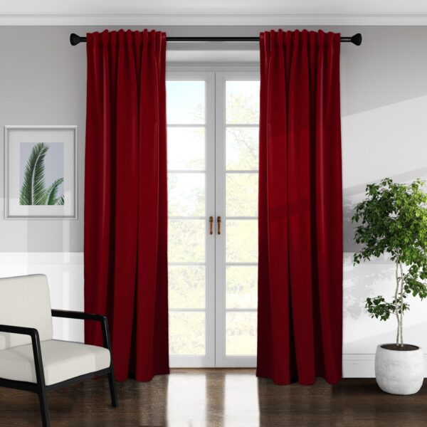 Vanessa Red Drapery - Image 3