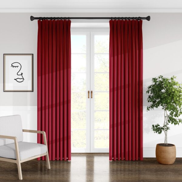 Vanessa Red Drapery - Image 5