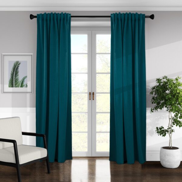 Vanessa Turquoise Drapery - Image 4