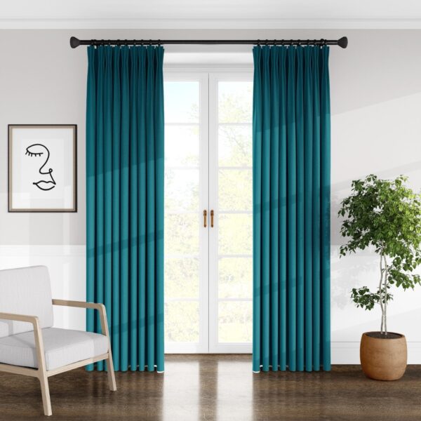 Vanessa Turquoise Drapery - Image 2