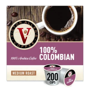 Victor Allen s Coffee 100% Colombian Medium Roast 200 Count Single Serve Coffee Pods for Keurig K-Cup Brewers