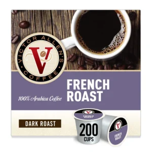 Victor Allen s Coffee French Roast Dark Roast 200 Count Single Serve Coffee Pods for Keurig K-Cup Brewers