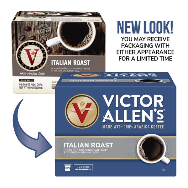 Victor Allen s Coffee Italian Roast, Dark Roast 80 Count, Single Serve Coffee Pods for Keurig K-Cup Brewers - Image 2