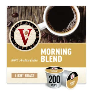 Victor Allen s Coffee Morning Blend Light Roast 200 Count Single Serve Coffee Pods for Keurig K-Cup Brewers