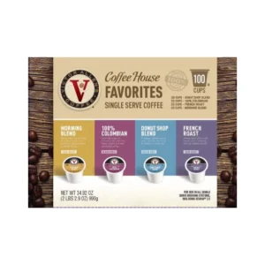 Victor Allen s Coffee Variety Pack 100 Count, Single Serve Coffee Pods for Keurig K-Cup Brewers