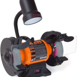 BG4276 2.1-Amp 6-Inch Single Speed Bench Grinder with Flexible Work Light