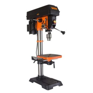 Drill Press 4214T 5-Amp 12 in. Variable Speed Cast Iron Benchtop with Laser, Work Light, and 5/8 in. Chuck Capacity