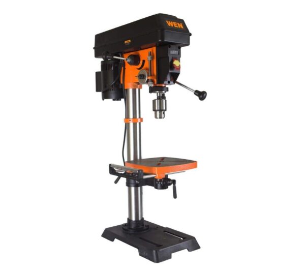 Drill Press 4214T 5-Amp 12 in. Variable Speed Cast Iron Benchtop with Laser, Work Light, and 5/8 in. Chuck Capacity