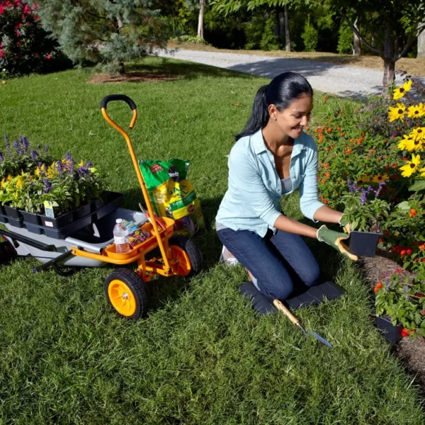 WORX WA0228 1-cu ft Steel Yard Cart - Image 5