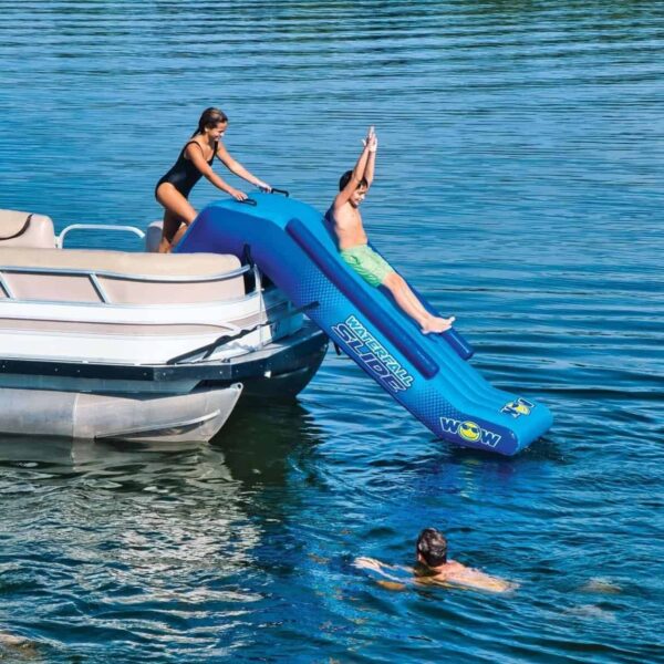 SPORTS Inflatable Waterfall Slide for Pontoon Boats 1 Person - Image 6
