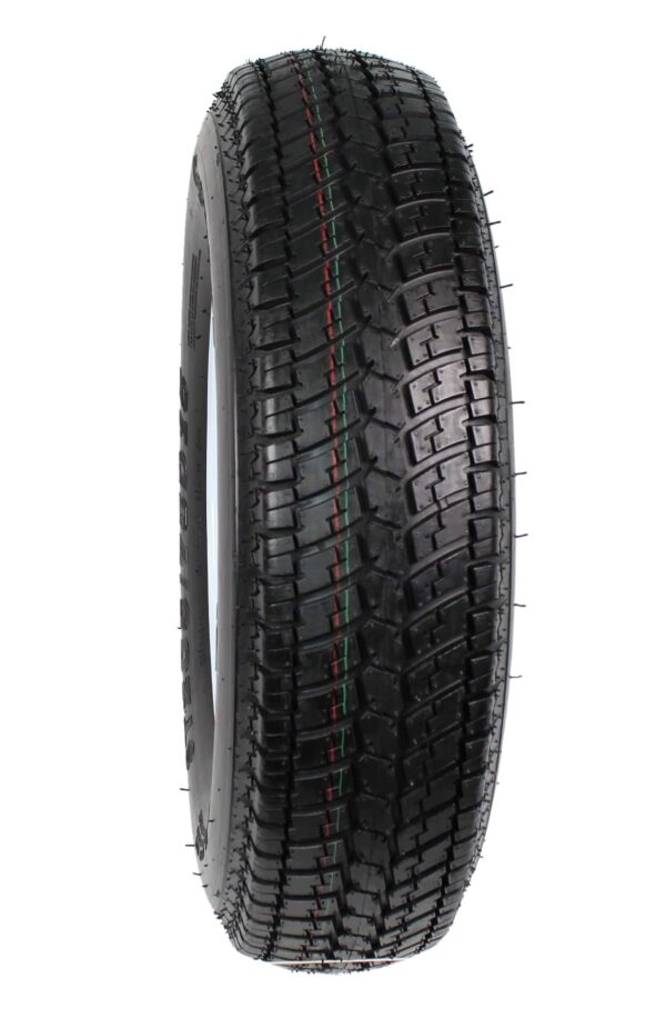 2-Pack Trailer Tire On Rim ST205/75D15 205/75 D 15 in. LRC 5 Hole White Spoke - Image 5
