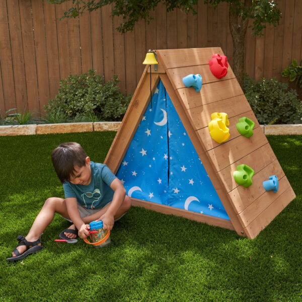 A-Frame Wooden Hideaway    Climber Toddler Climbing Toy - Image 3